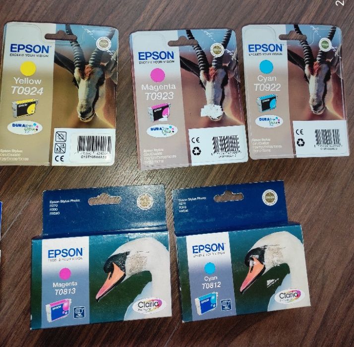 Картридж Epson TO812, 813, 924, 923, 922, TO36, 37, TO631