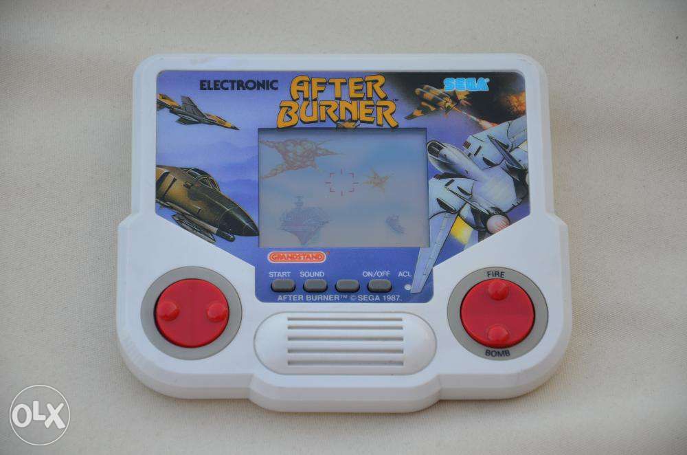 Jogo eletrónico Tiger Sega After Burner LCD retro vintage