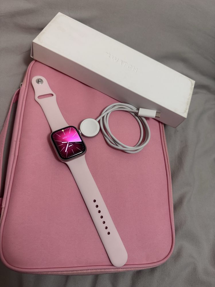Apple Watch 9 Rosa 45mm GPS+Cellular com Garantia