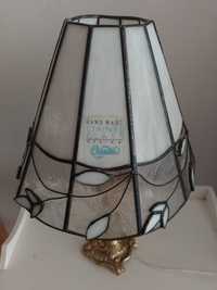 Lampka lampa 40 cm witrażowa HAND MADE STAINED GLASS vintage