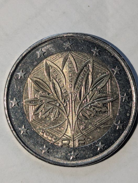 2 евро Франції новий дізайн