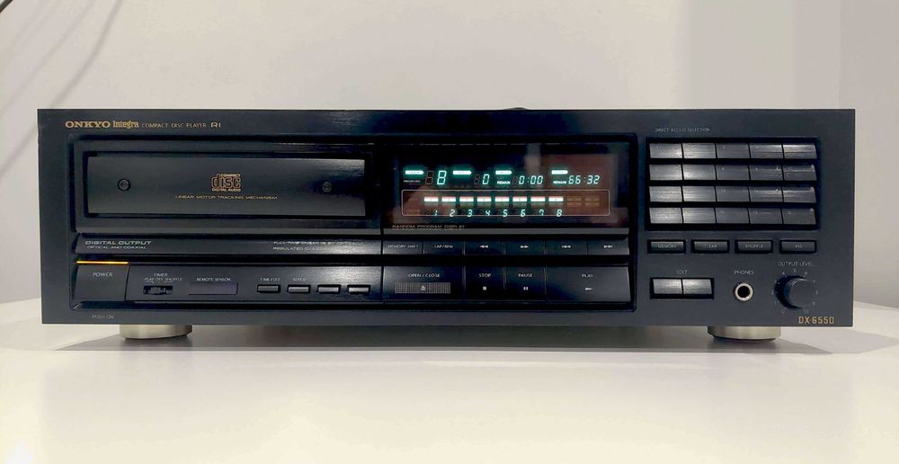 Leitor CD "High-End" ONKYO Integra DX-6550 (ACCU-PULSE DAC) + Comando