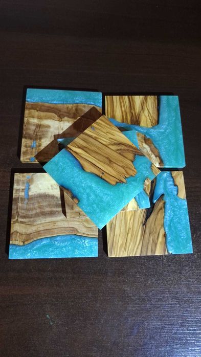 Prezent, podkładki pod kubek, dekoracja