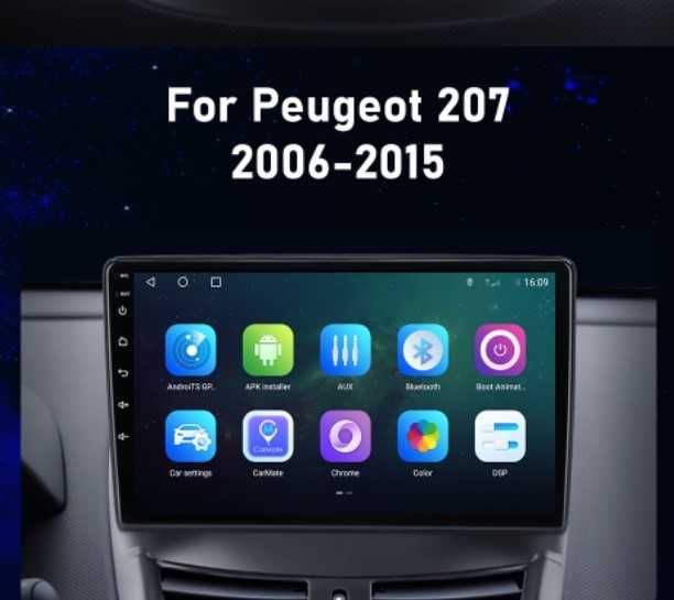 Автомагнитола магнітола Android Peugeot 207 CC 207CC 2006-2015