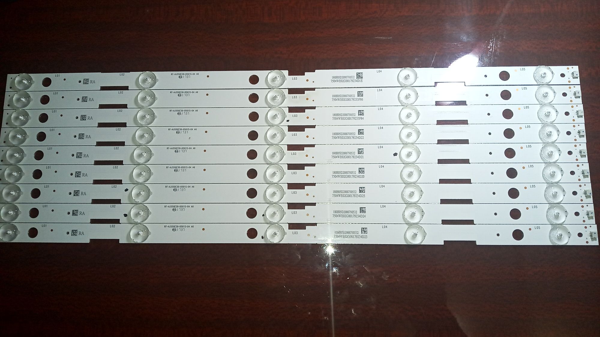 LED підсвітка TV  RF-AJ550E30-0501S-04 A7 A6.   (3v.) LC-55UI7352K  БУ