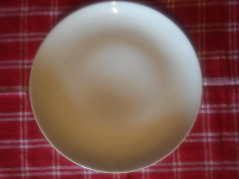 Duży talerz, półmisek biała porcelana PRL