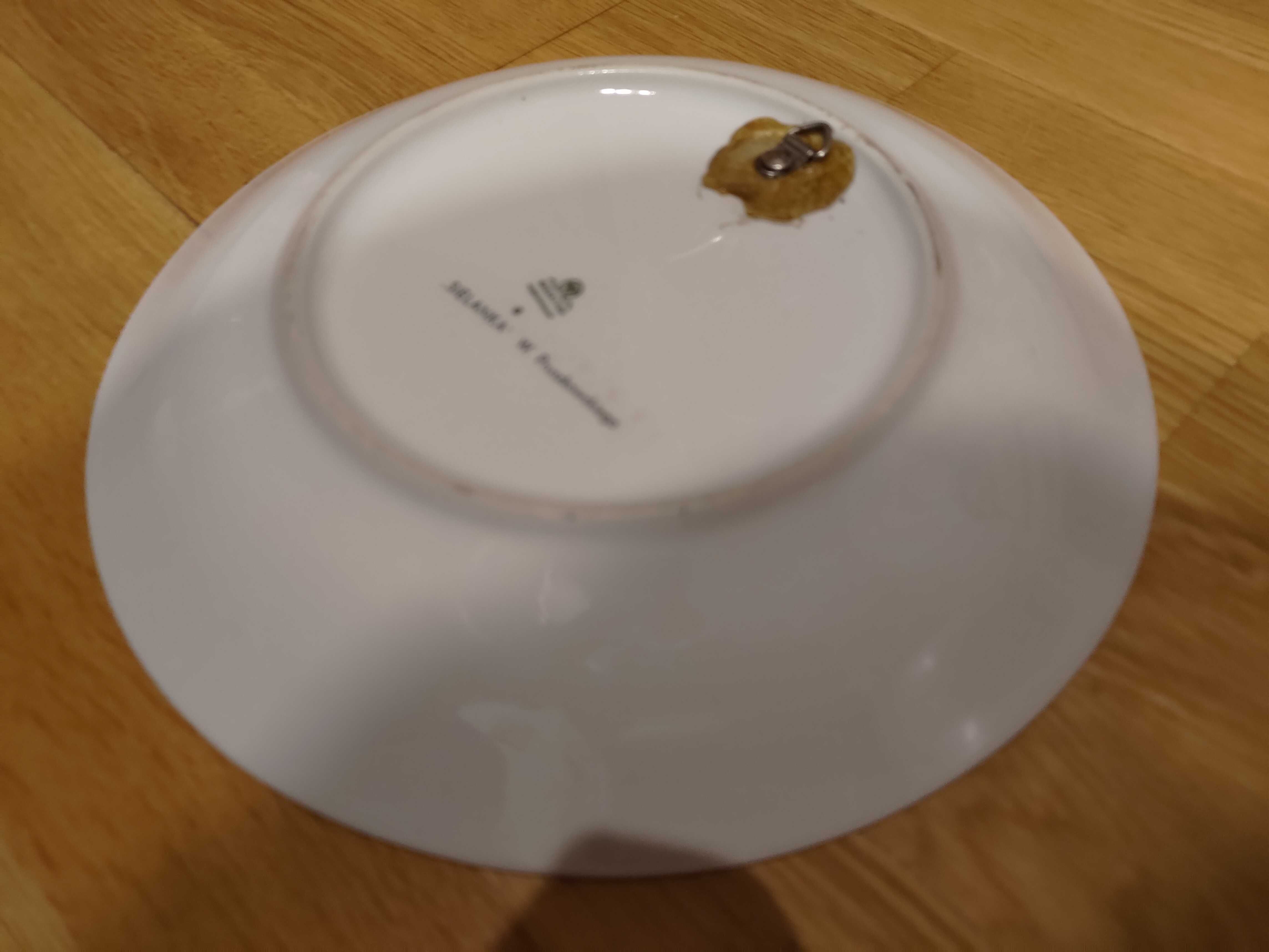 Porcelanowy talerz Sielanka Witold Pruszkowski kolekcjonerski vintage