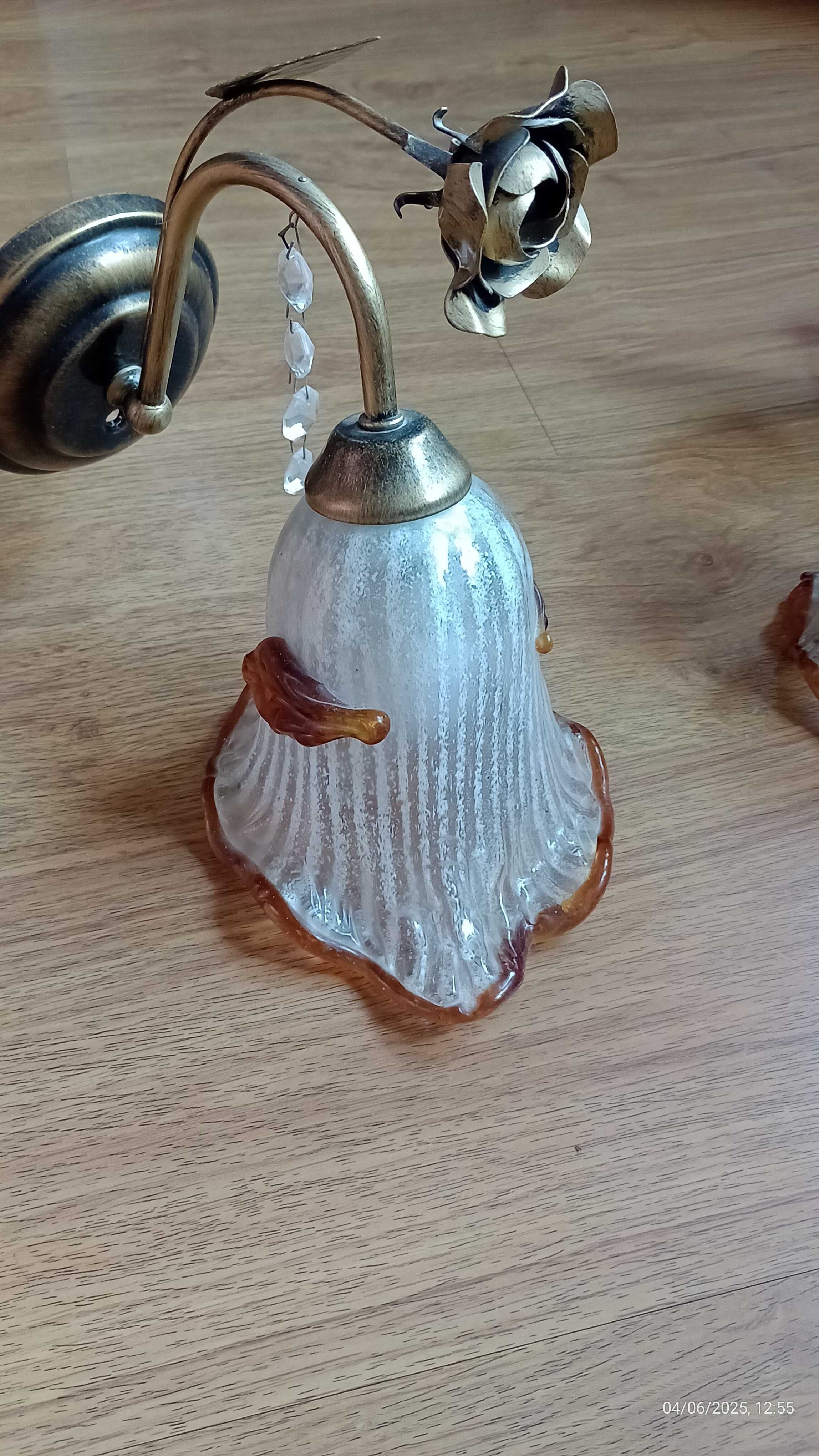 Zestaw żyrandol + kinkiety