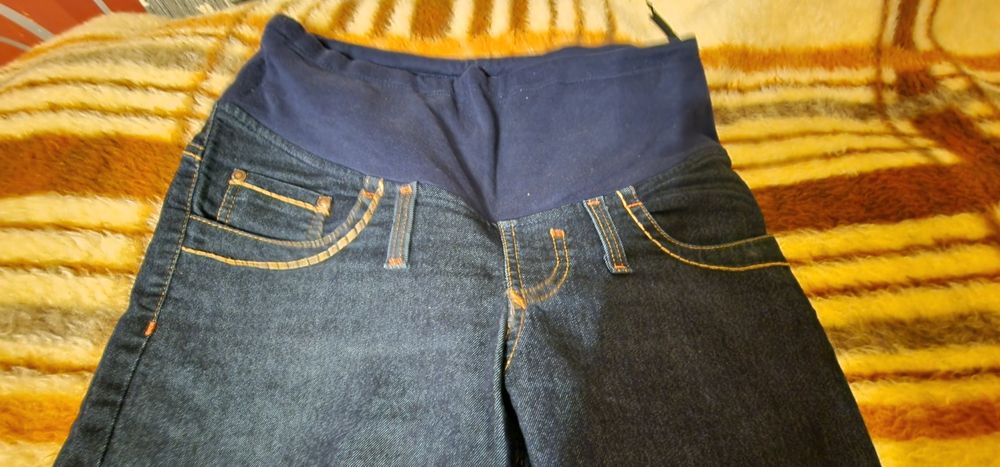Spodnie ciążowe jeansowe rozmiar M używane