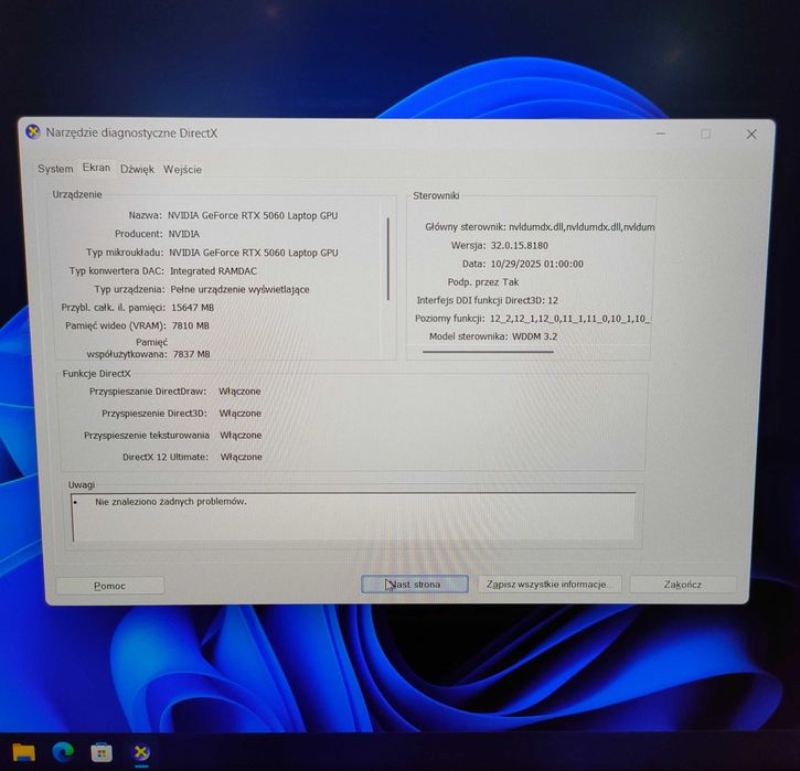 Laptop Lenovo LOQ 15AHP10 15,6" AMD Ryzen 7/16GB/512GBSSD/RTX5060 GWR