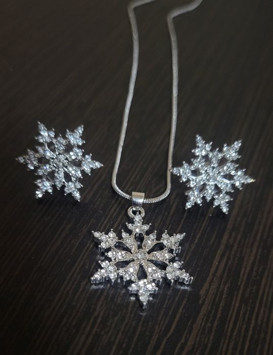 Набір прикрас сніжинка зима