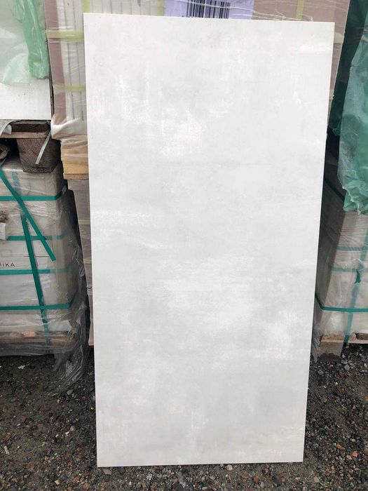 Матовая Светло Серая Шероховатая Плитка 1200х600 мм