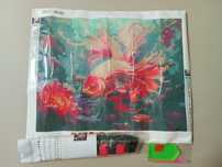 Haft diamentowy 40x50 rybka