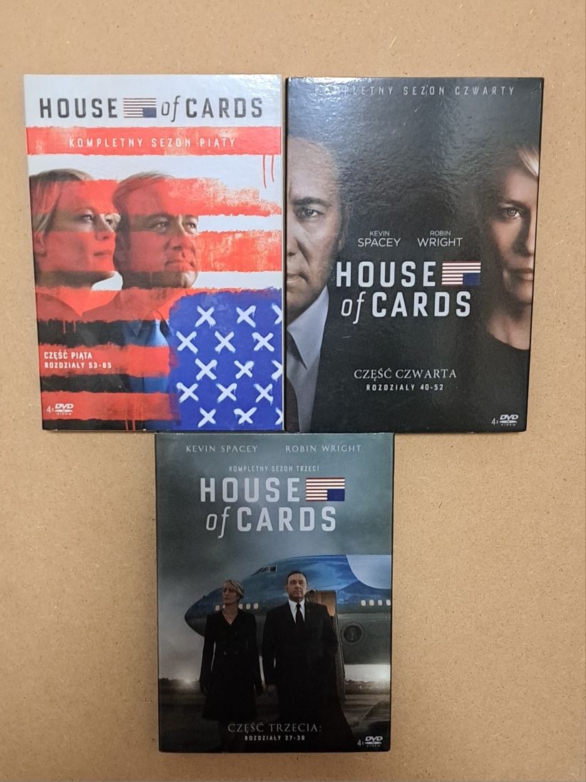House of cards 3 sezony na DVD polski lektor