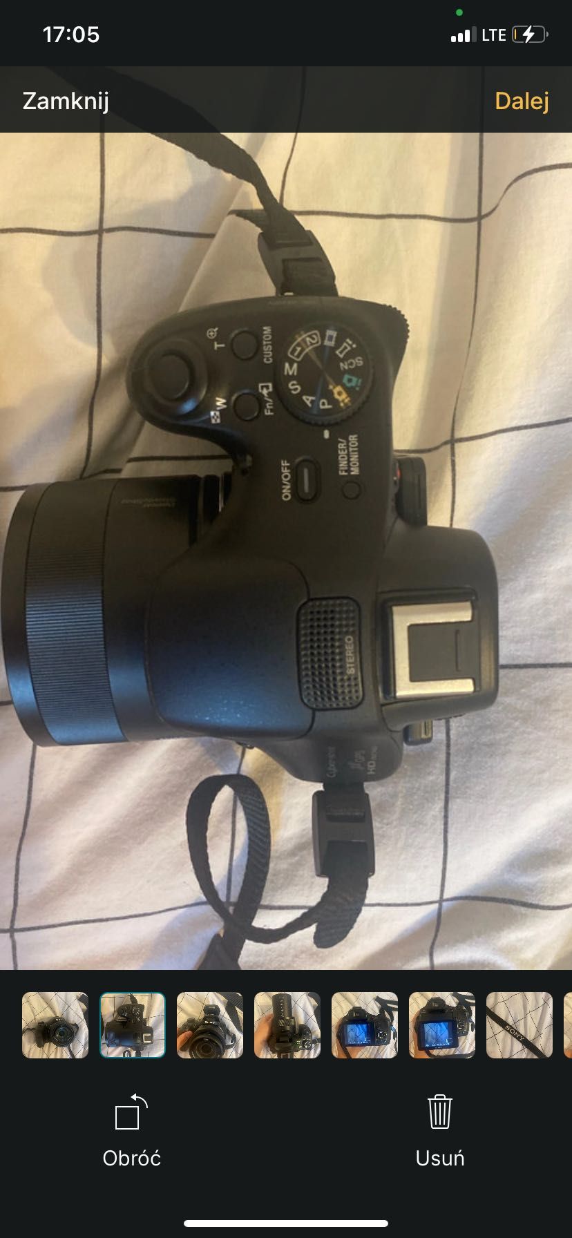 AparatSony DSC-HX400V  20.4 MP Zoom 50x Wi-Fi GPS Stan bardzo dobry