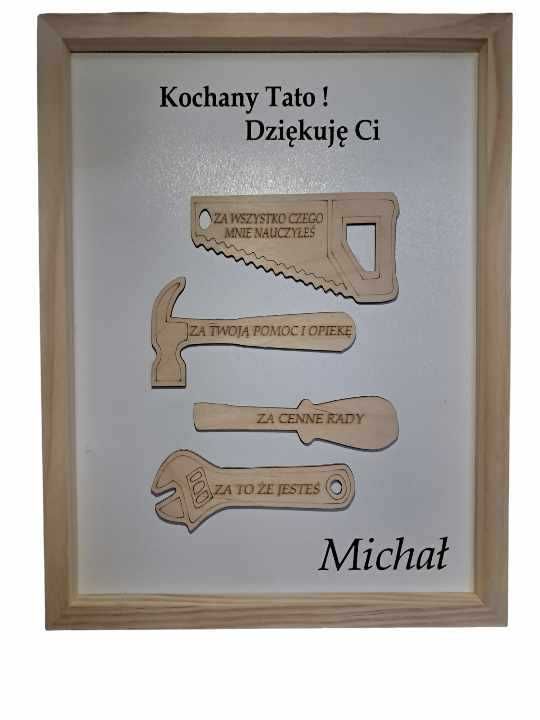 Ramka prezent na Dzień Ojca
