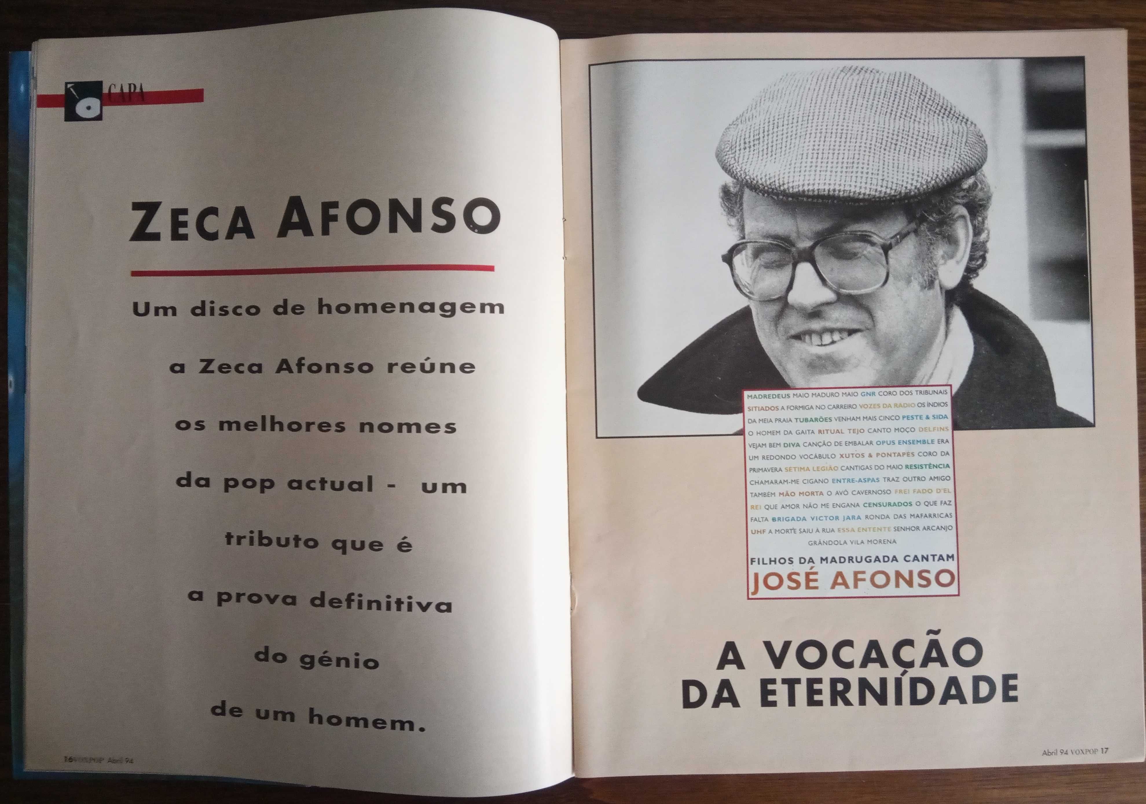 José Afonso	- - -		Vox Pop	- - - - -	Revista