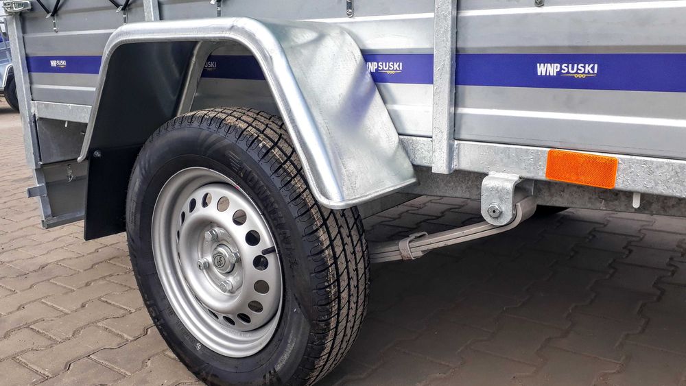 Przyczepka Suski 210x125x100 Resor amortyzator SOLIDNA DOSTAWA