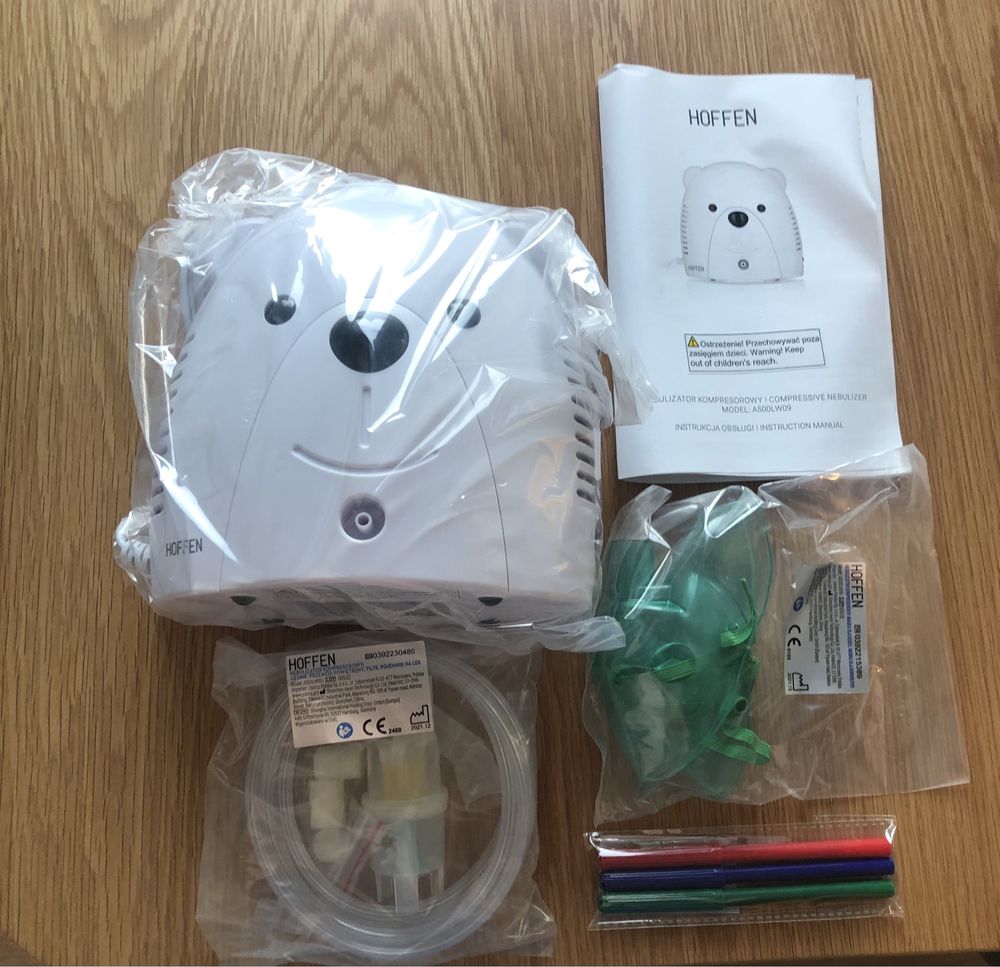 Nebulizator inhalator HOFFEN nowy