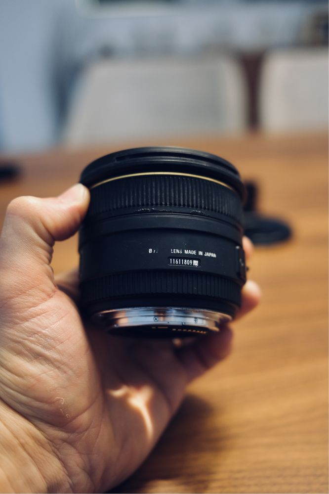 Sigma 50mm f/1.4 EX (Canon mount)