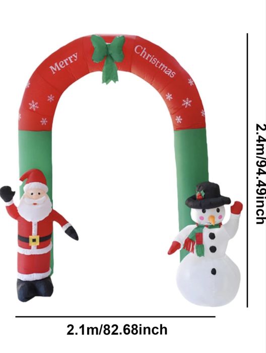 Decoração de natal insuflavel 240 cm