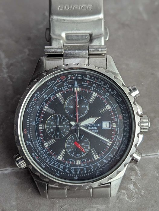 Годинник CASIO EDIFICE EF-527  хронограф 100м кварц