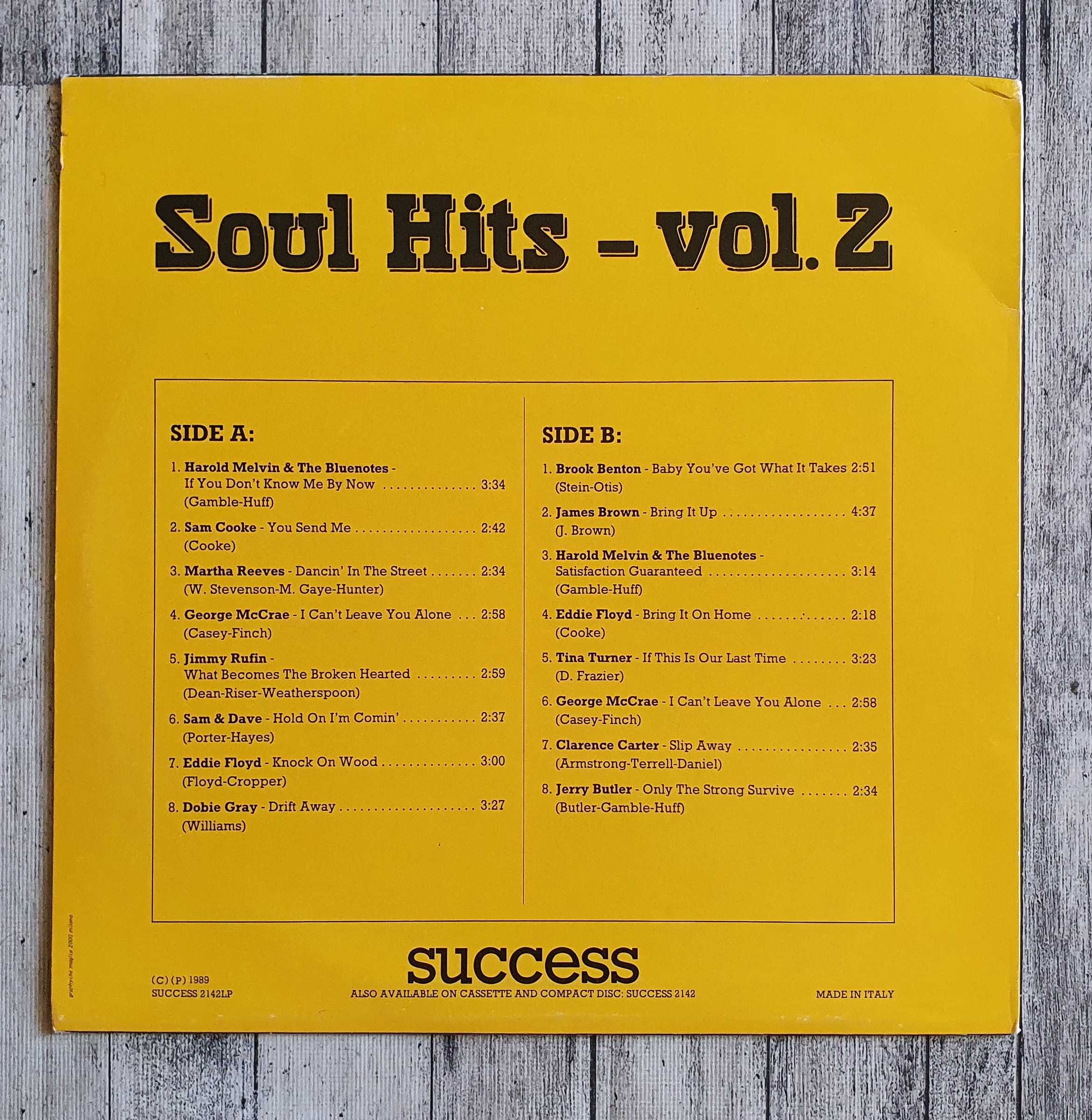 Various Soul Hits Vol 2 LP 12