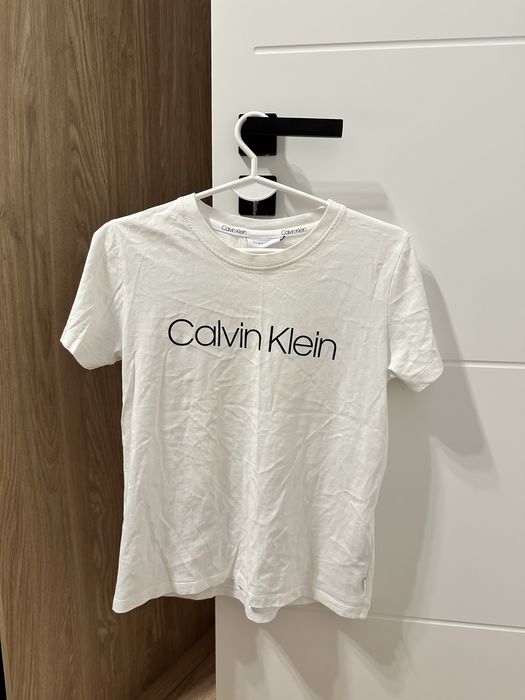 Koszulka t-shirt biały Calvin Klein S