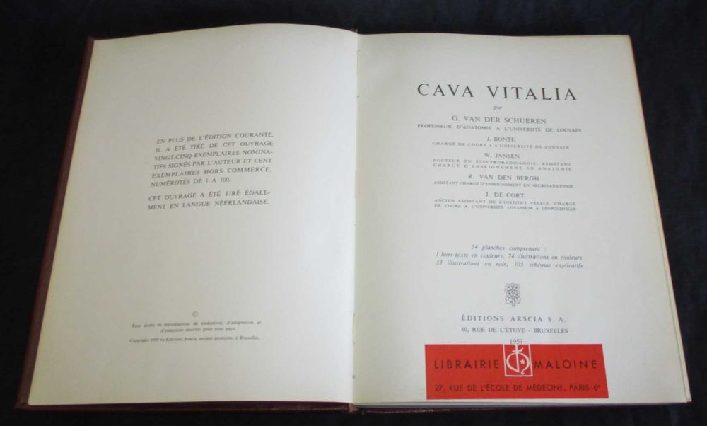 Livro Cava Vitalia G. Van Der Schueren 1959