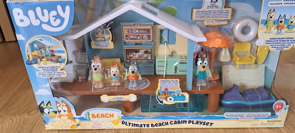 Bluey domek z basenem nowe