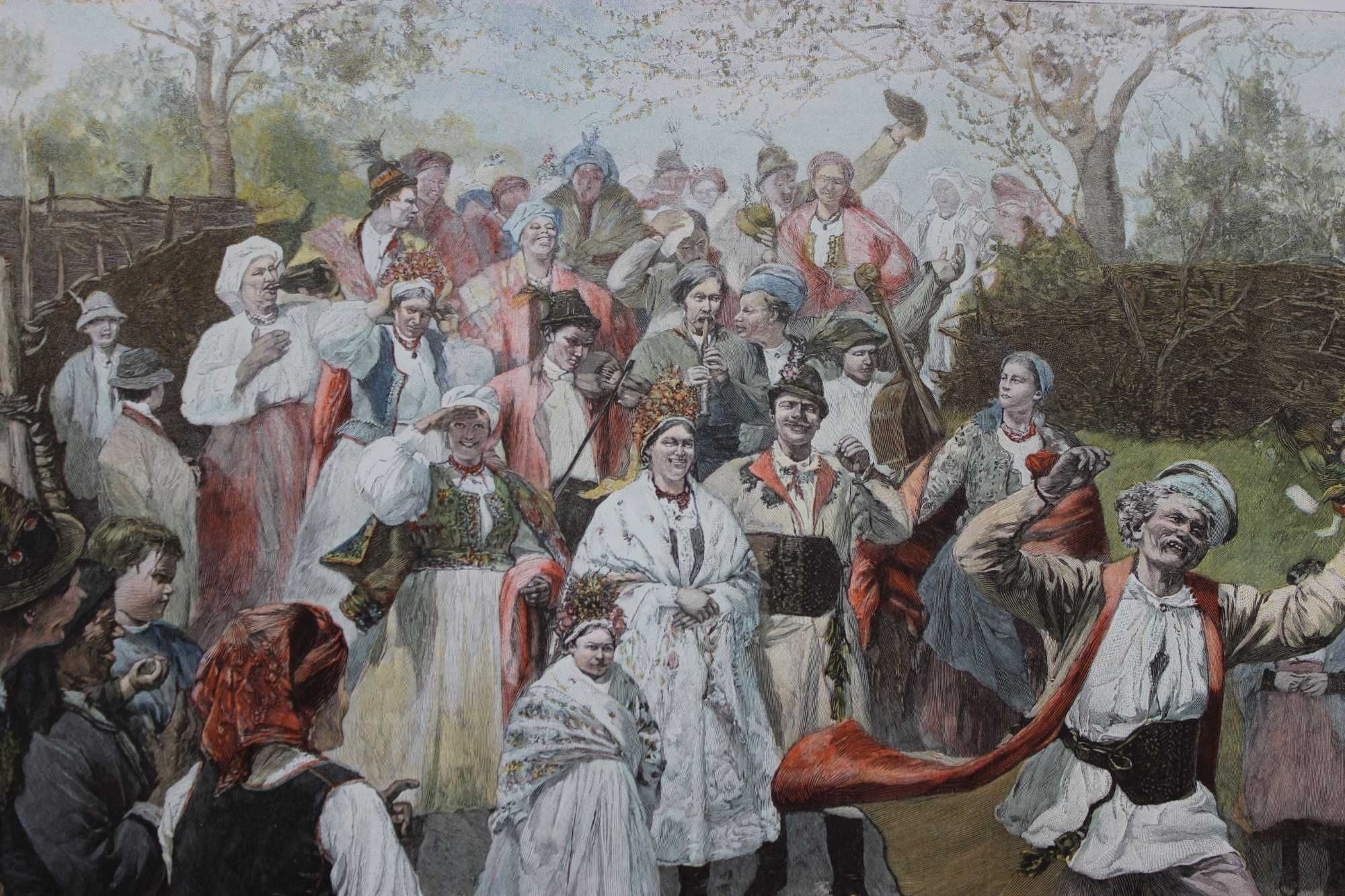 Wincenty Wodzinowski - wiejska zabawa