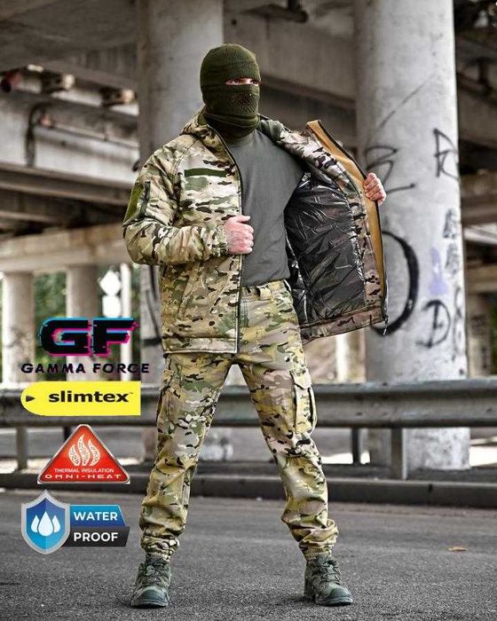 Військова зимова форма мультикам GEN2,тактичний костюм омніхіт софтшел