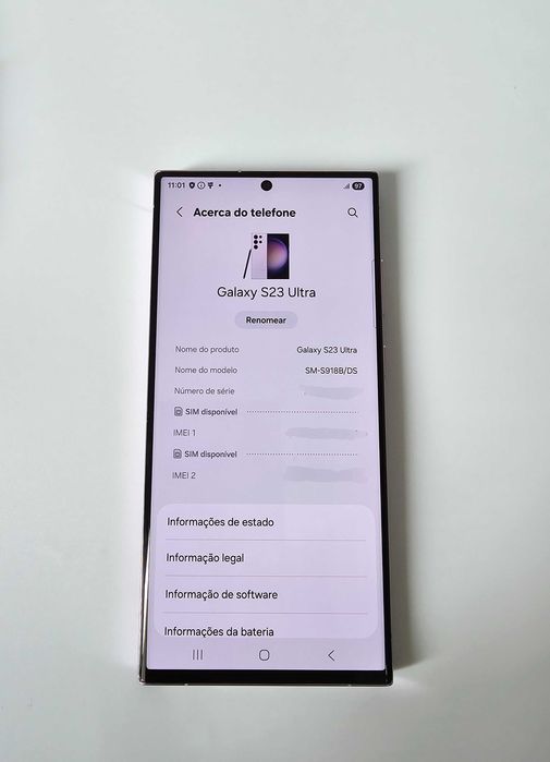 Samsung S23 ultra 512gb.  Excelente.