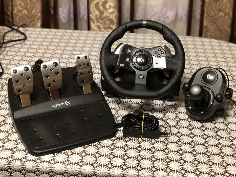 Ігровий руль Logitech G920 + КПП