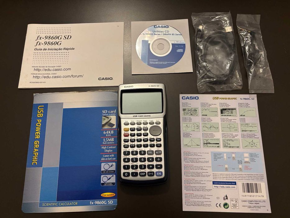 Vendo calculadora gráfica Casio fx-9860G SD