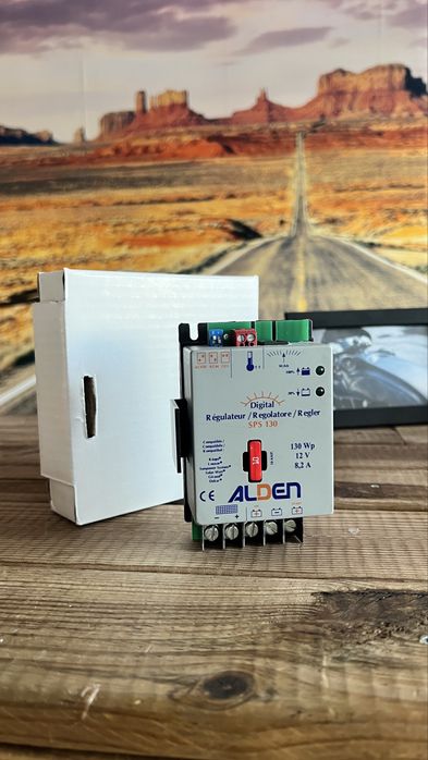 Regulador solar Alden (de marca) para autocaravana ou painel solar cas