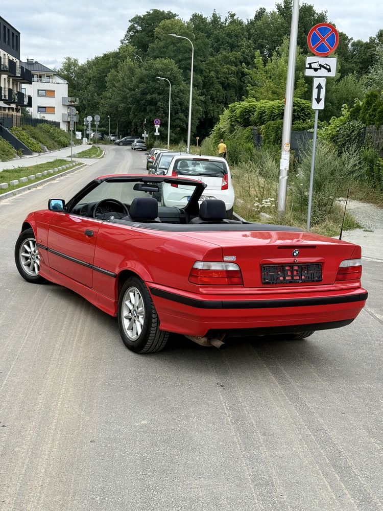 BMW e36 cabrio 1999r klima Hellrot