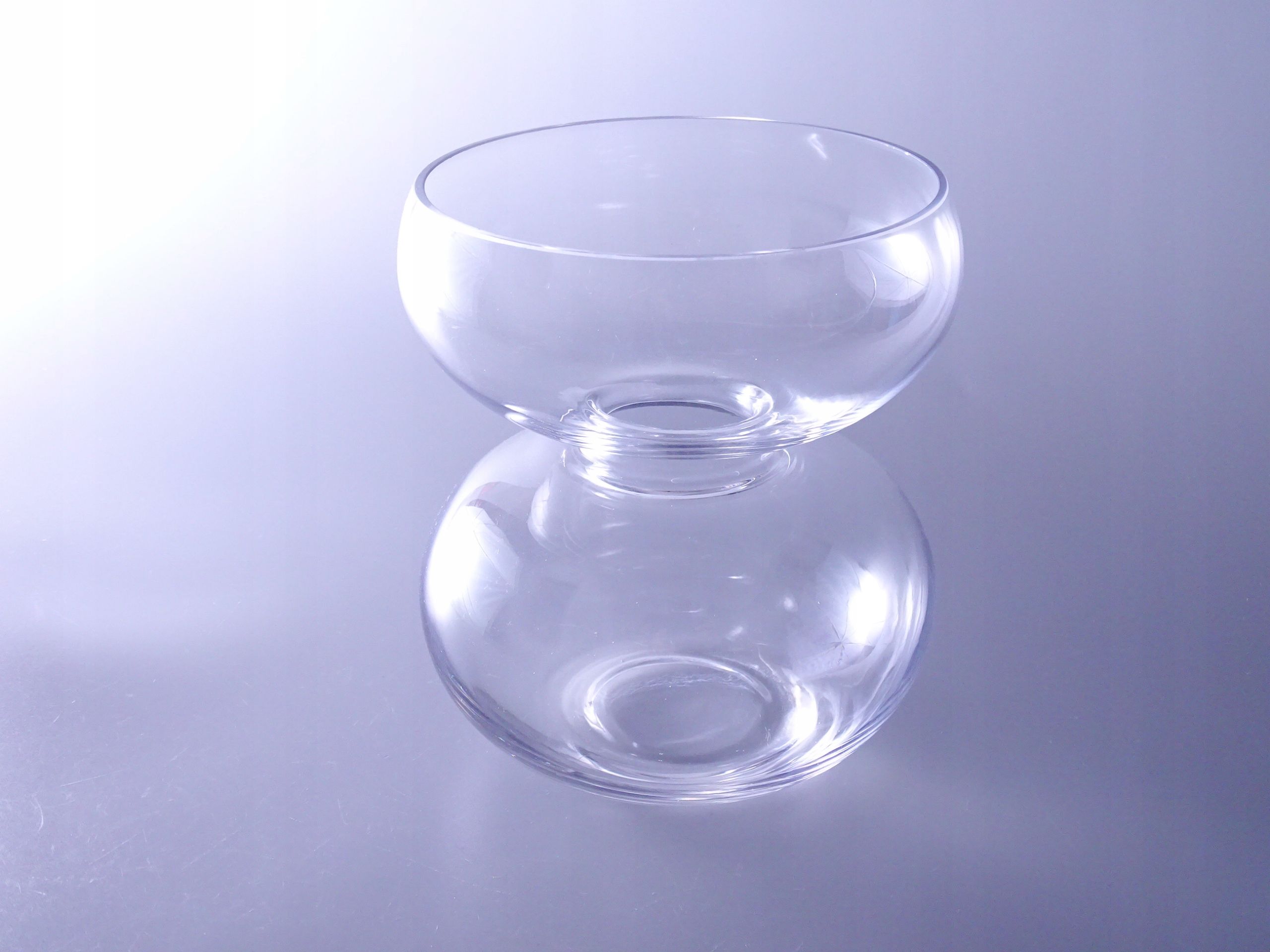 szklany dmuchany designerski wazon