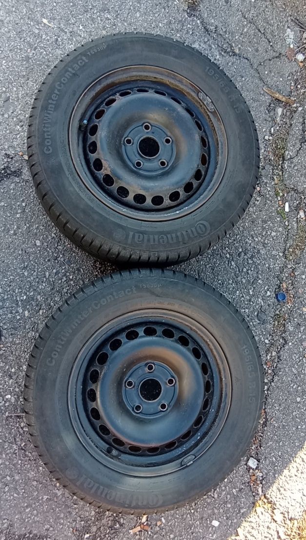 Продам два колеса в сборе R15, 112/5. 195/65 R15.