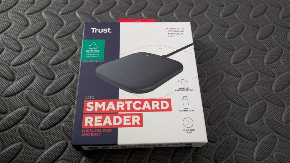 Leitor TRUST Ceto Contactless Smartcard Reader para cartão de cidadão