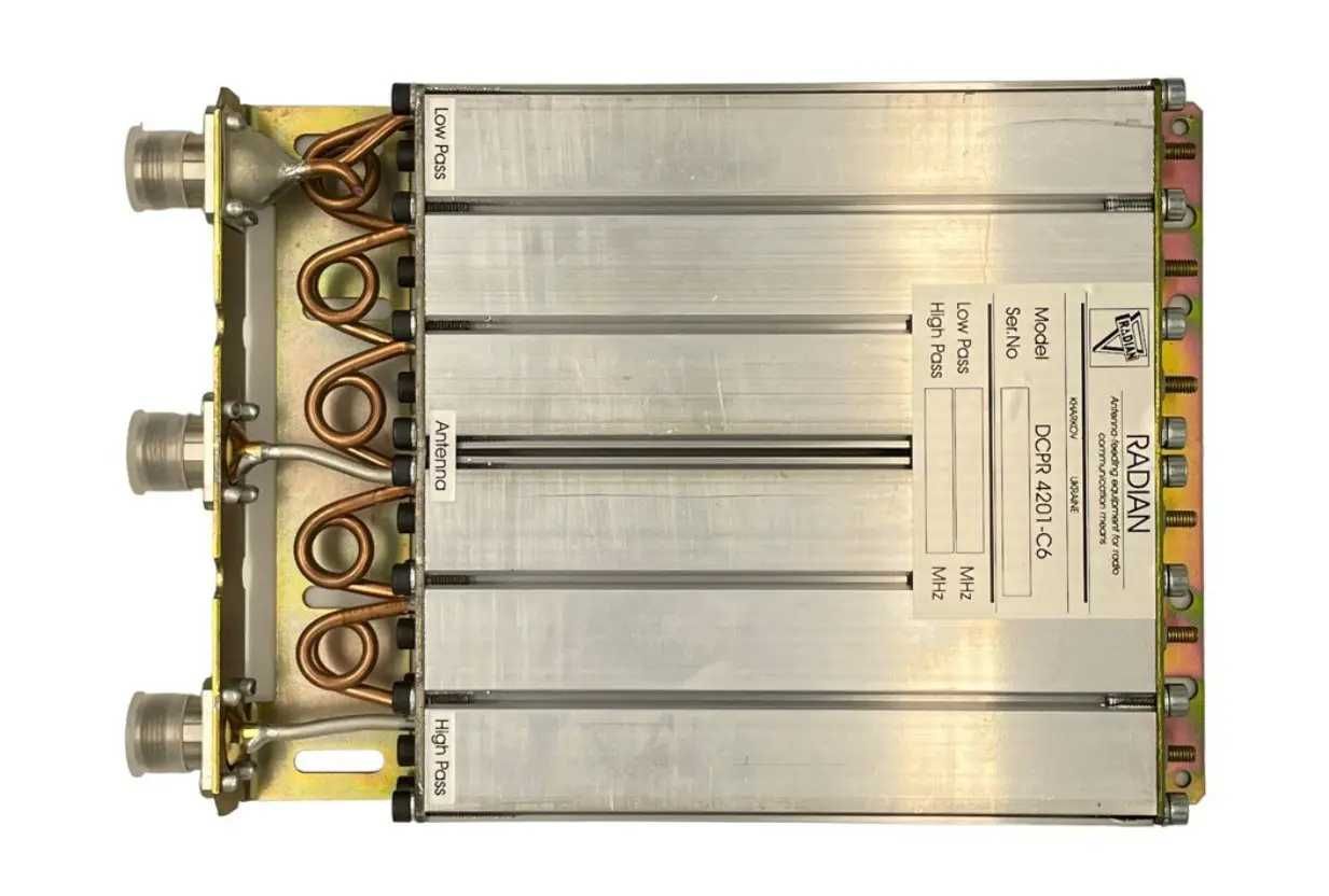 Дуплексер Радіан DCPR1501-C6 VHF (136-174 МГц) або UHF(400-470 МГц)