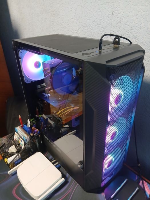 ПК  ігровий з Ryzen 5 3600, RX 6600 8gd, Озу 16gd, ssd 240+240gd