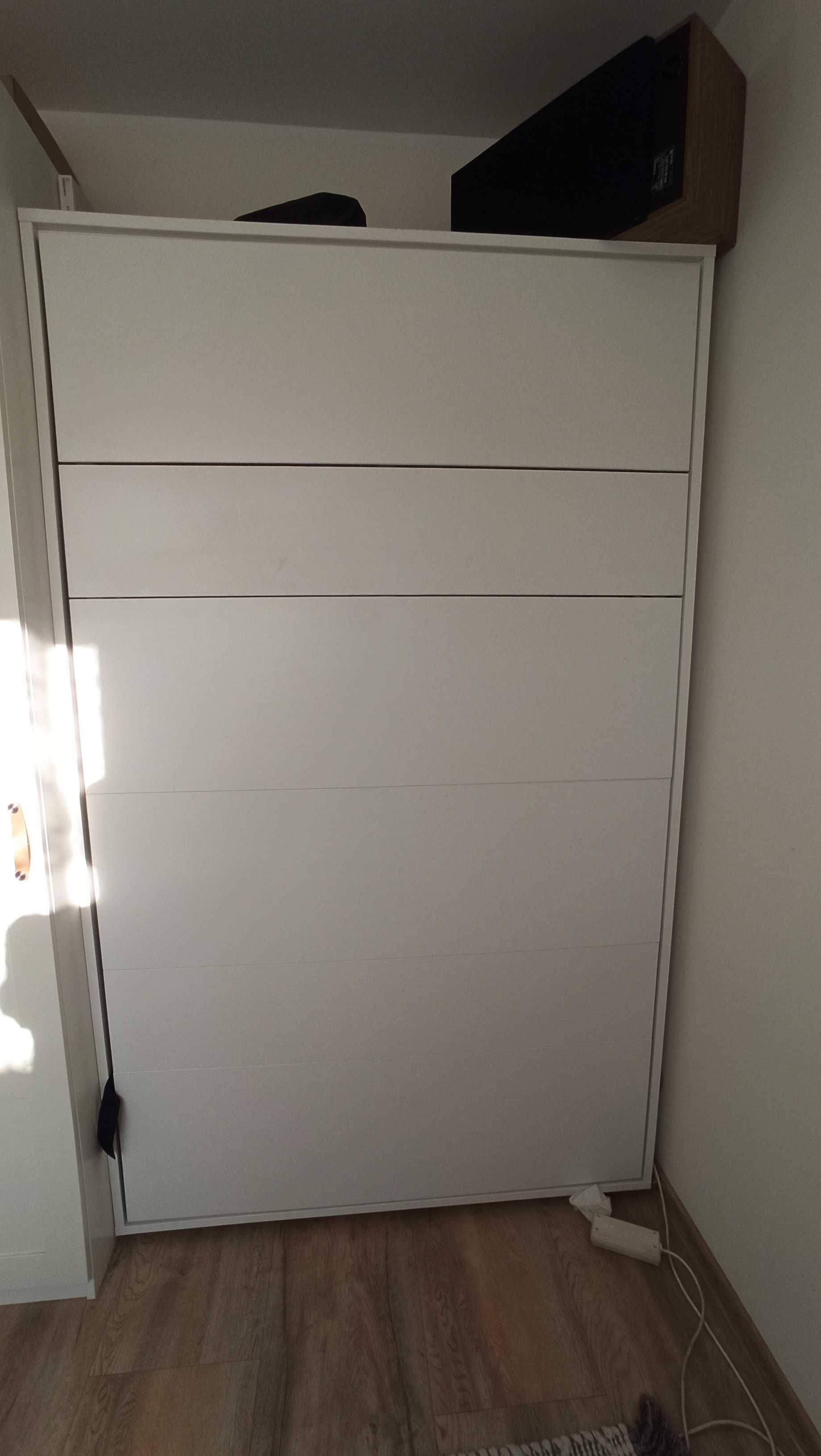 Półkotapczan pionowy z MATERACEM 120x200 Bed Concept BC-02 Lenart