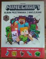 Minecraft Album przetrwania z naklejkami - MOJANG, 500 naklejek