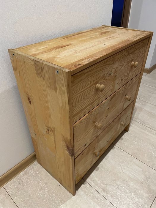 Szafka drewniana z szufladami