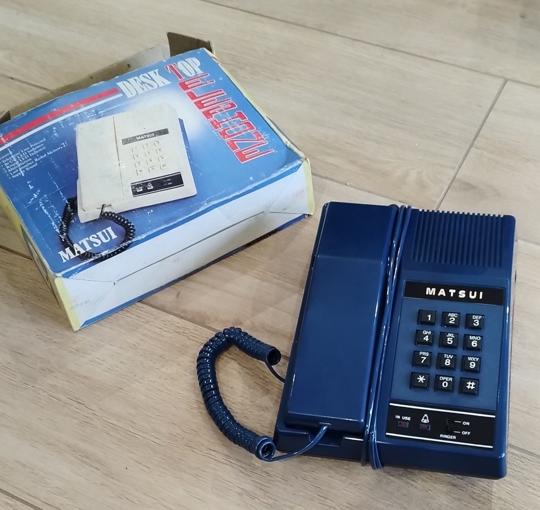 Telefon z lat 90 Matsui - zabytek