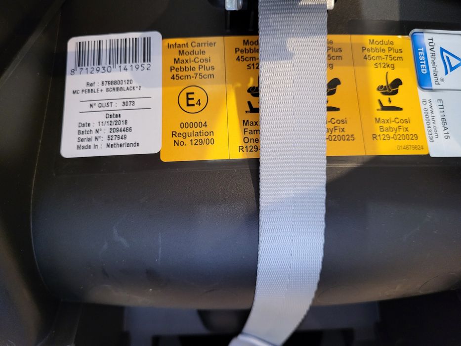 nosidełko fotelik baza maxi cosi pebble plus