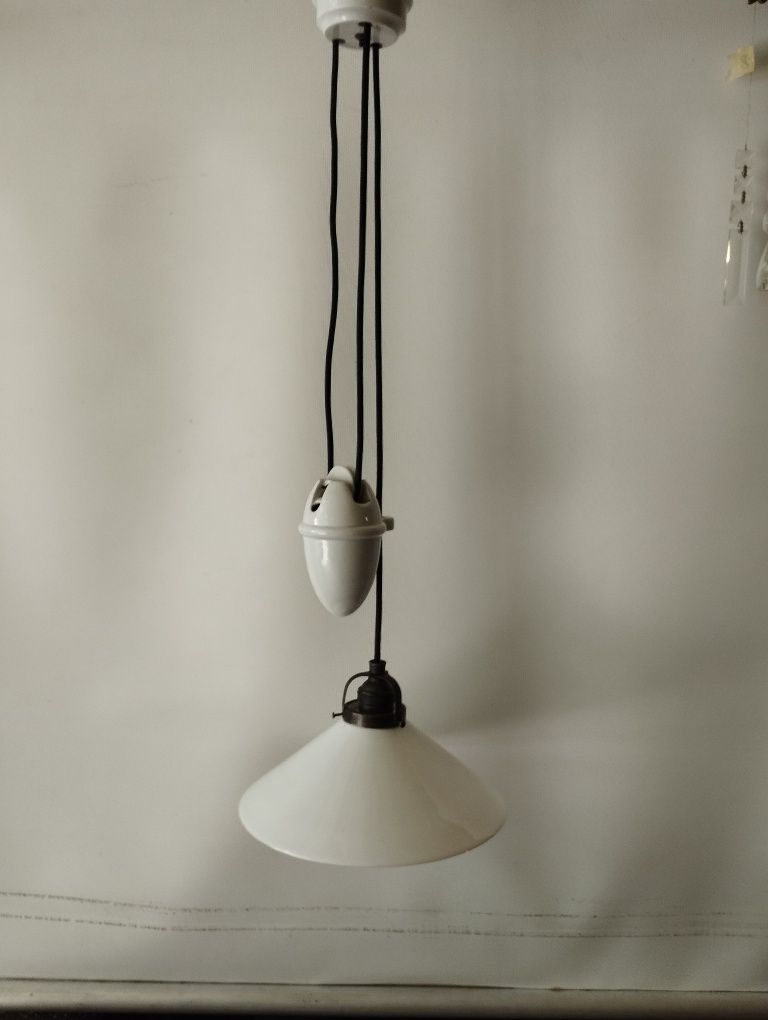 Stara lampa z przeciwwagą 100% oryginał