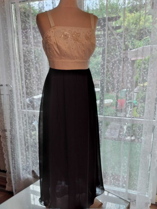 Markowa piękna sukienka balowa "Changes By Together" Roz M/L