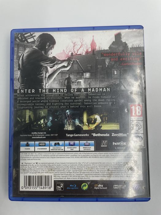 Gra The Evil Within na PS4 / PS5